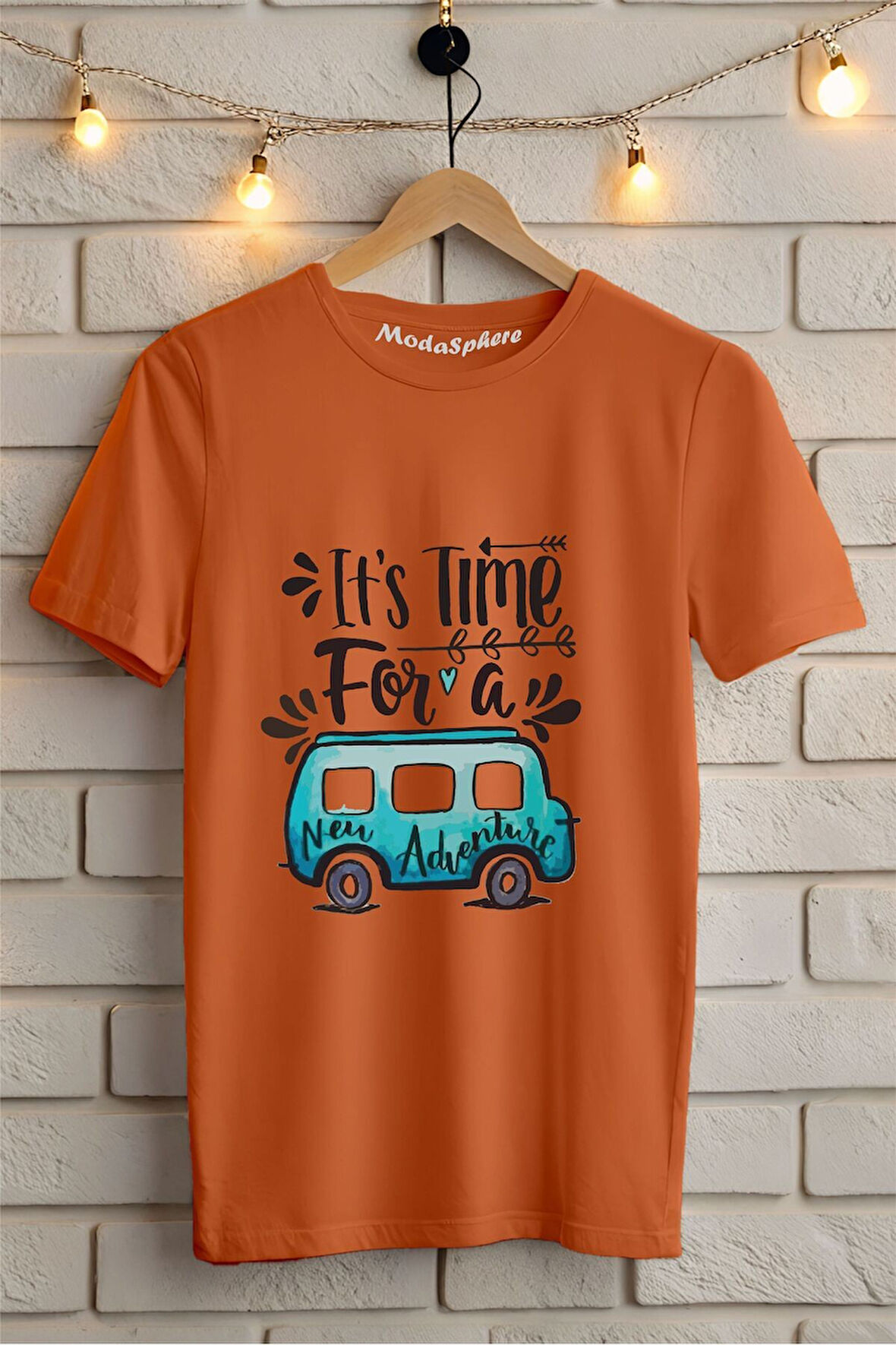 Retro Car Baskılı Unisex Oversize Tişört