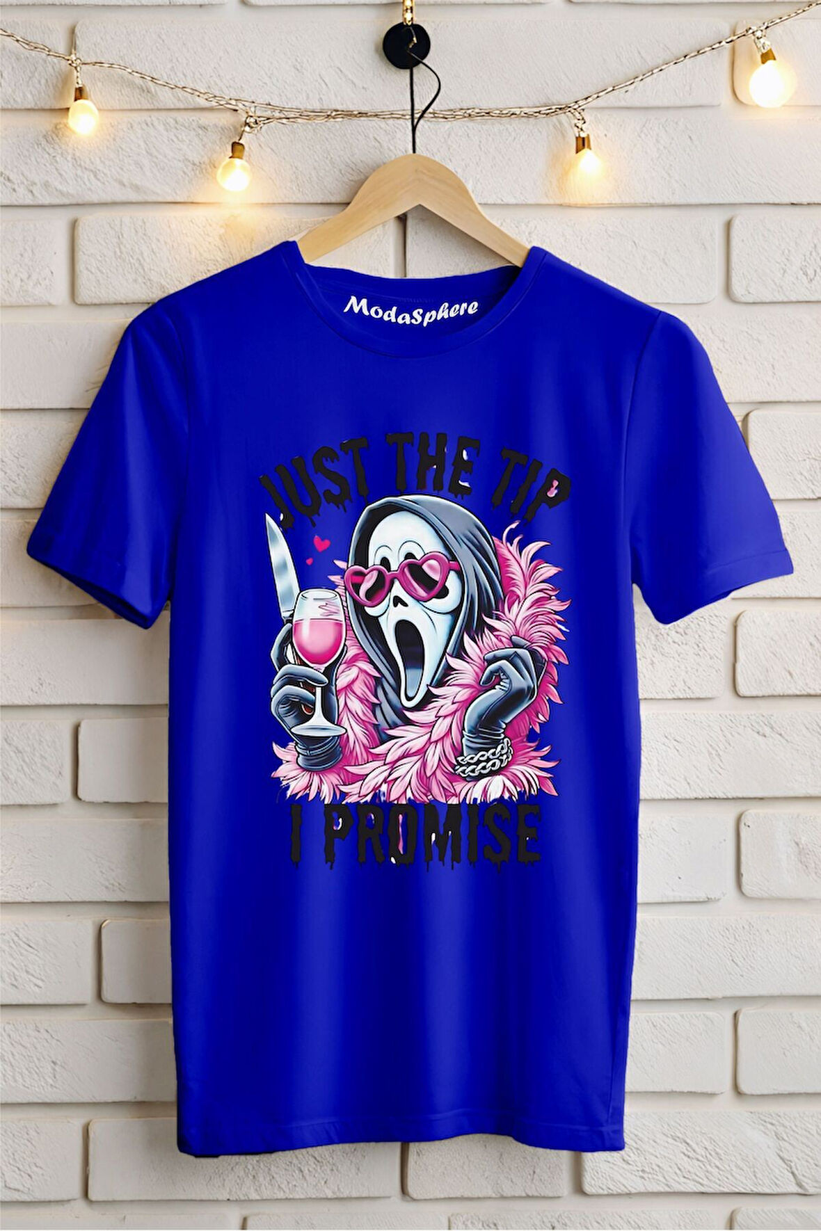 JUST THE TIP Baskılı Unisex Oversize Tişört