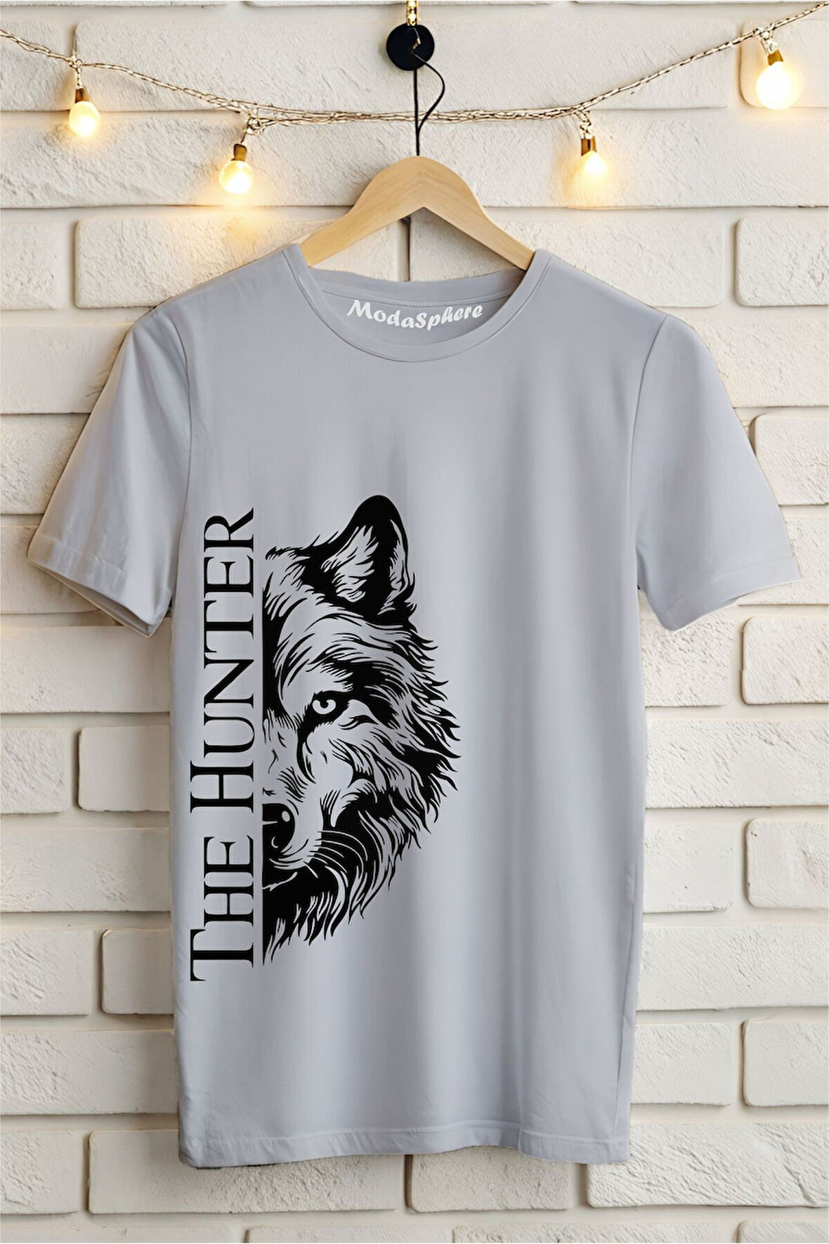 THE HUNTER Baskılı Unisex Oversize Tişört