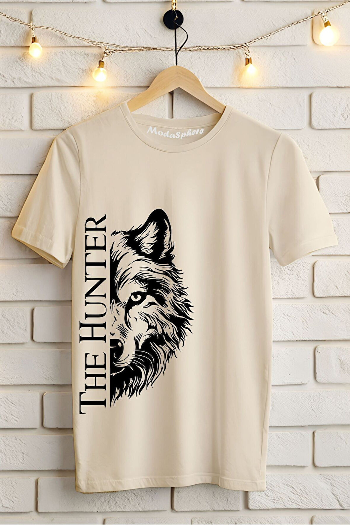 THE HUNTER Baskılı Unisex Oversize Tişört