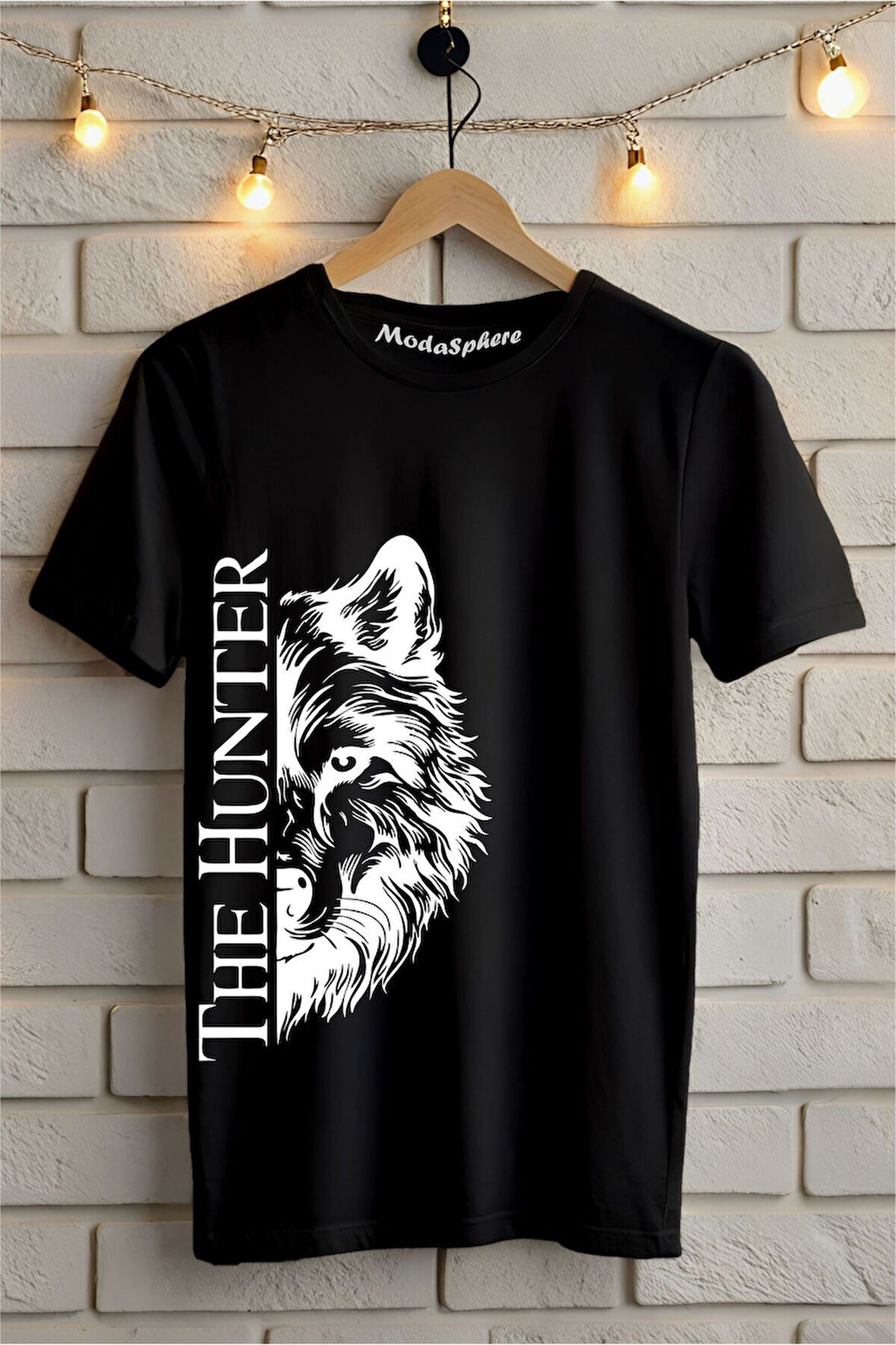THE HUNTER Baskılı Unisex Oversize Tişört