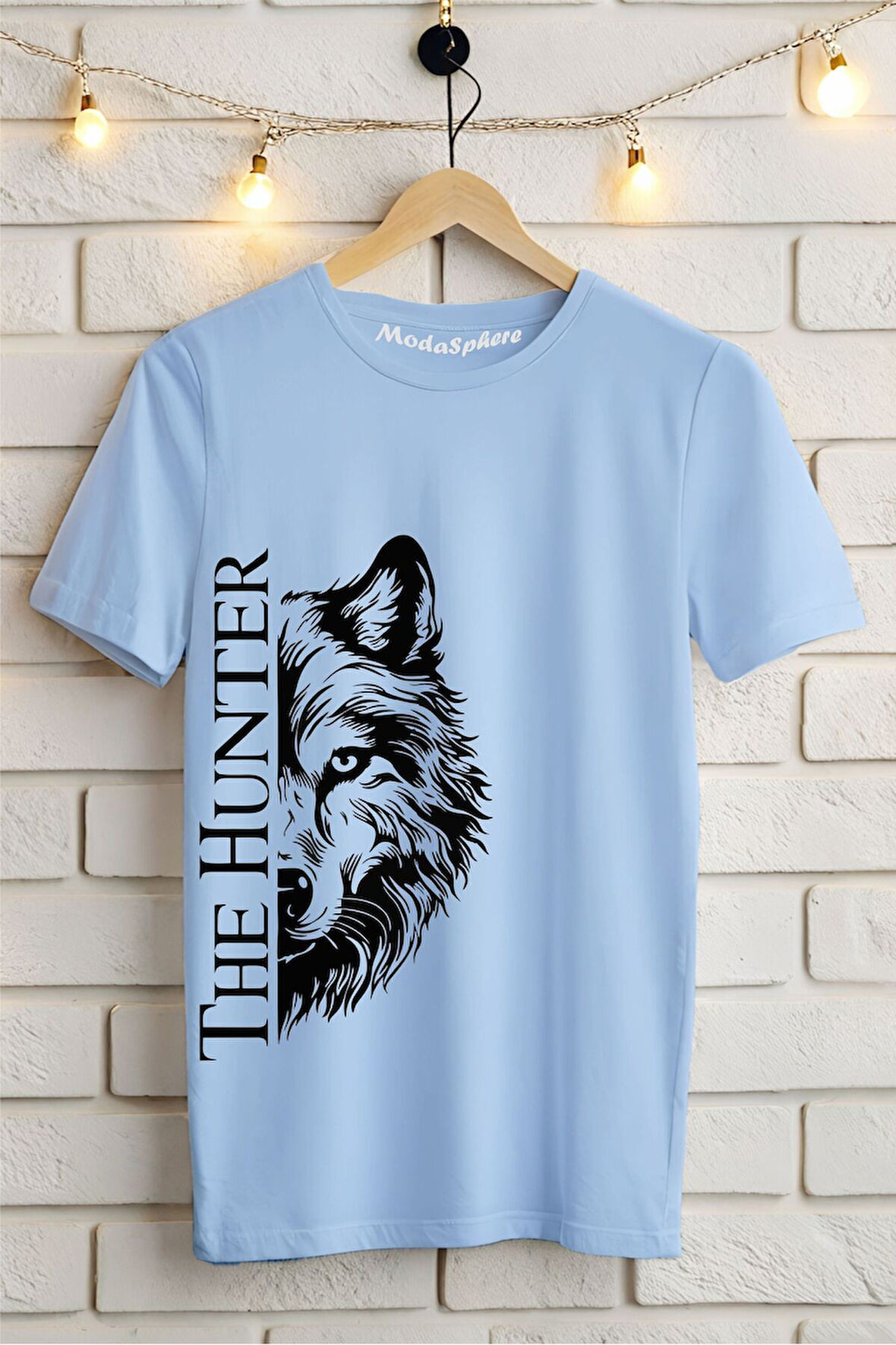 THE HUNTER Baskılı Unisex Oversize Tişört