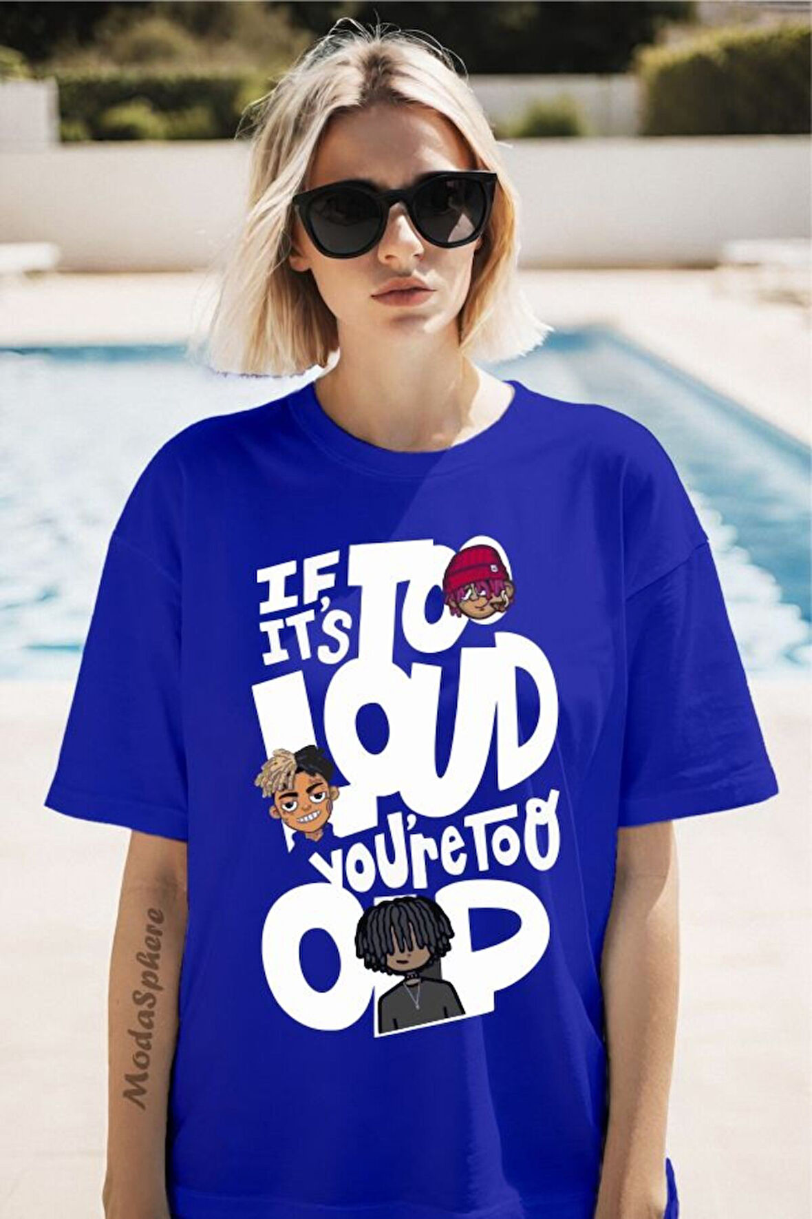 If It's Baskılı Unisex Oversize Tişört