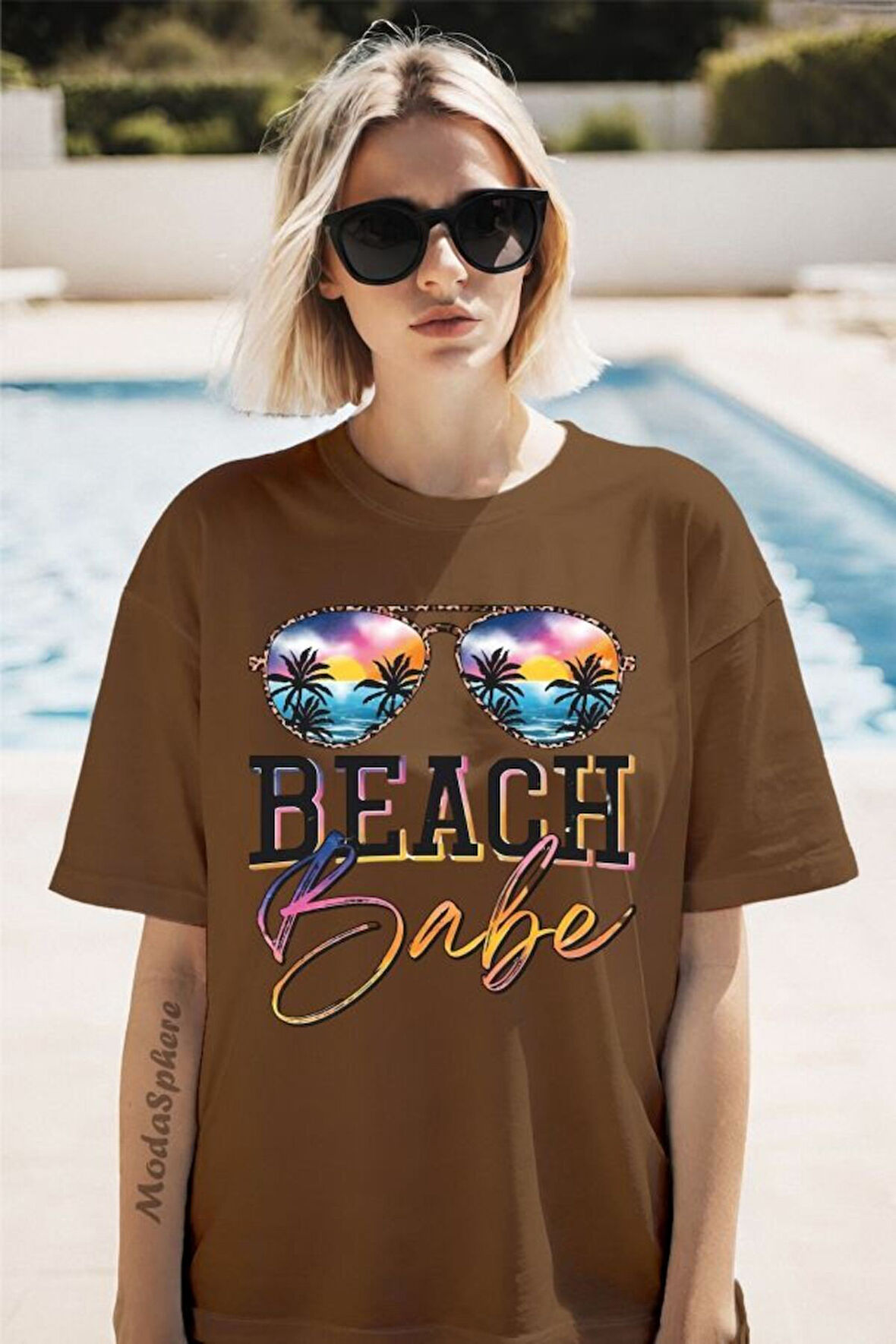 Baskılı Unisex Oversize Tişört