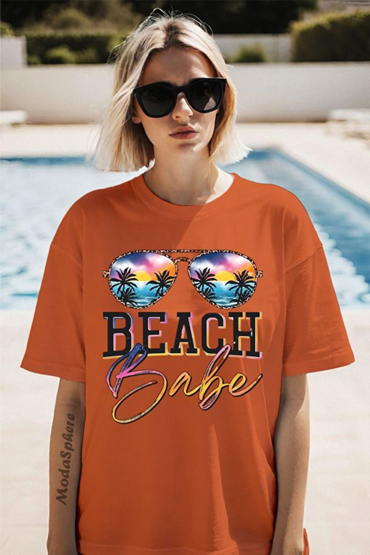 Baskılı Unisex Oversize Tişört