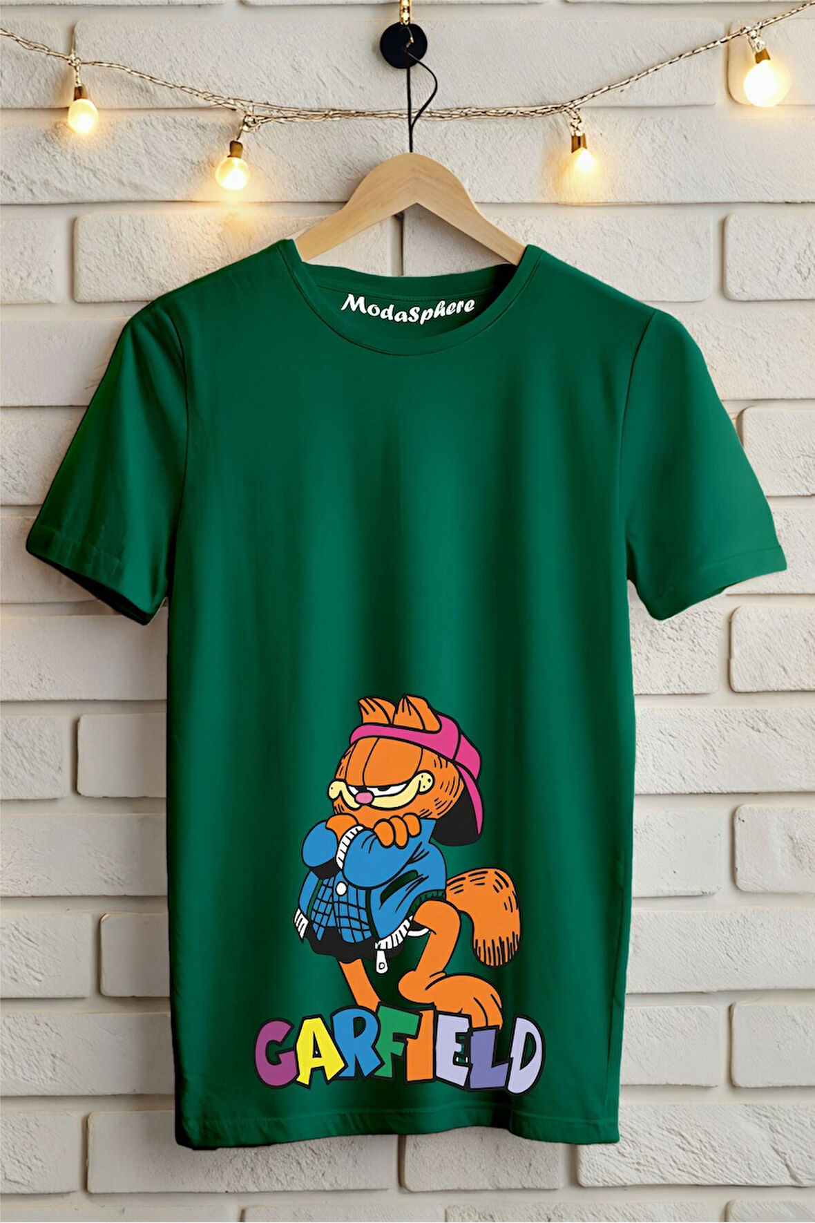 GARFIELD Baskılı Unisex Oversize Tişört