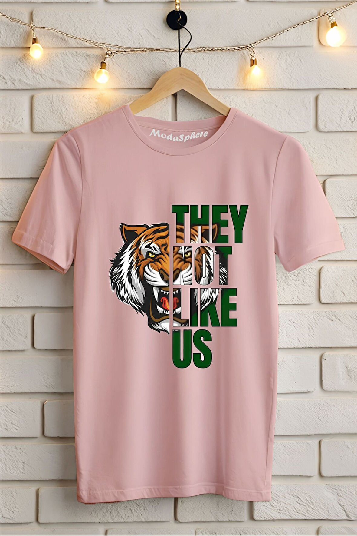 They not like us Baskılı Unisex Oversize Tişört