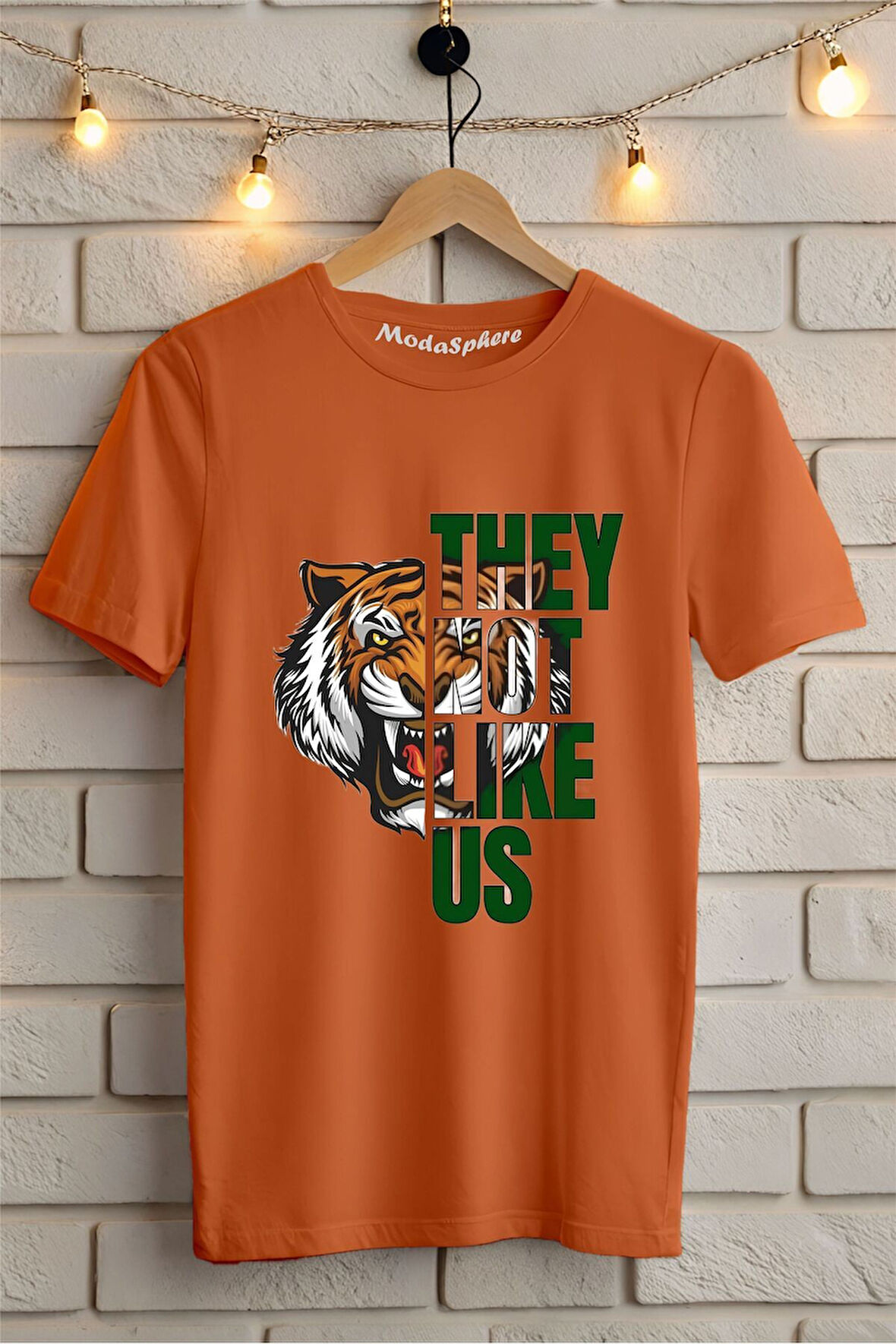 They not like us Baskılı Unisex Oversize Tişört