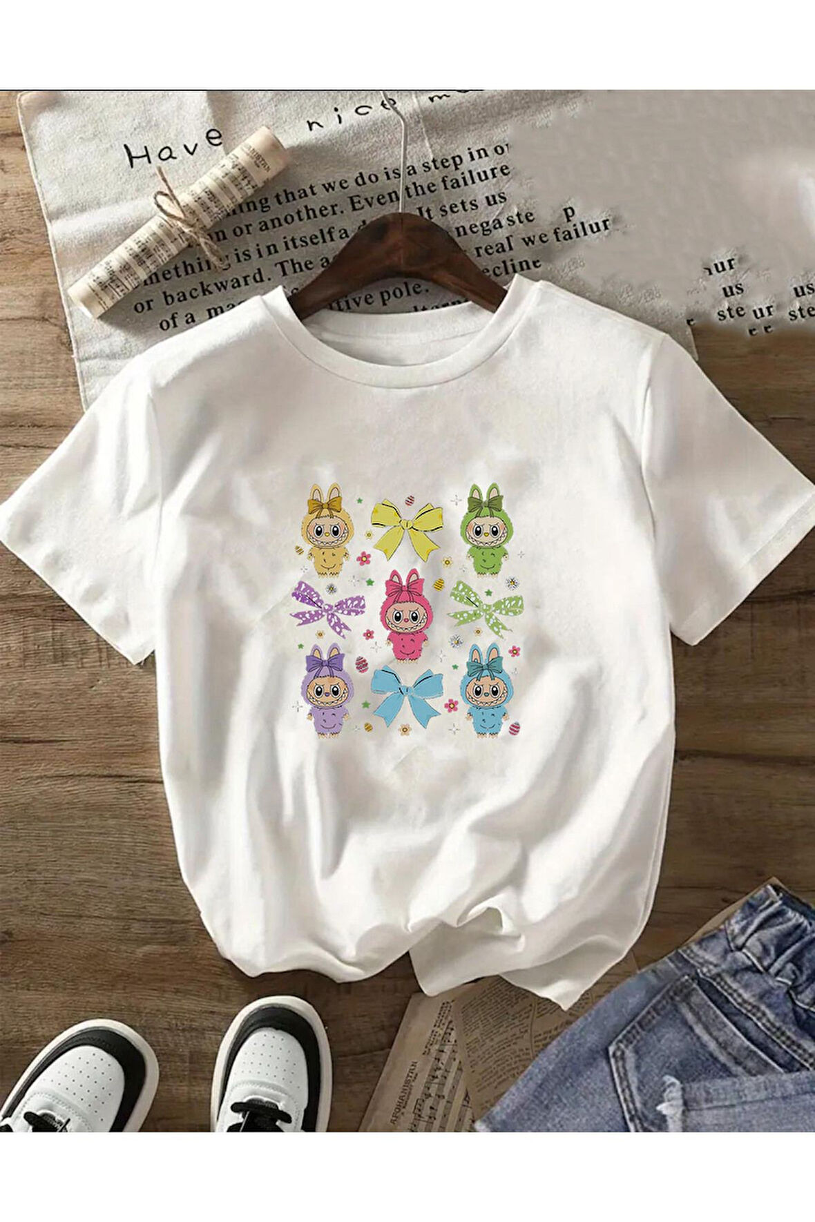 Baskılı Unisex Oversize Tişört