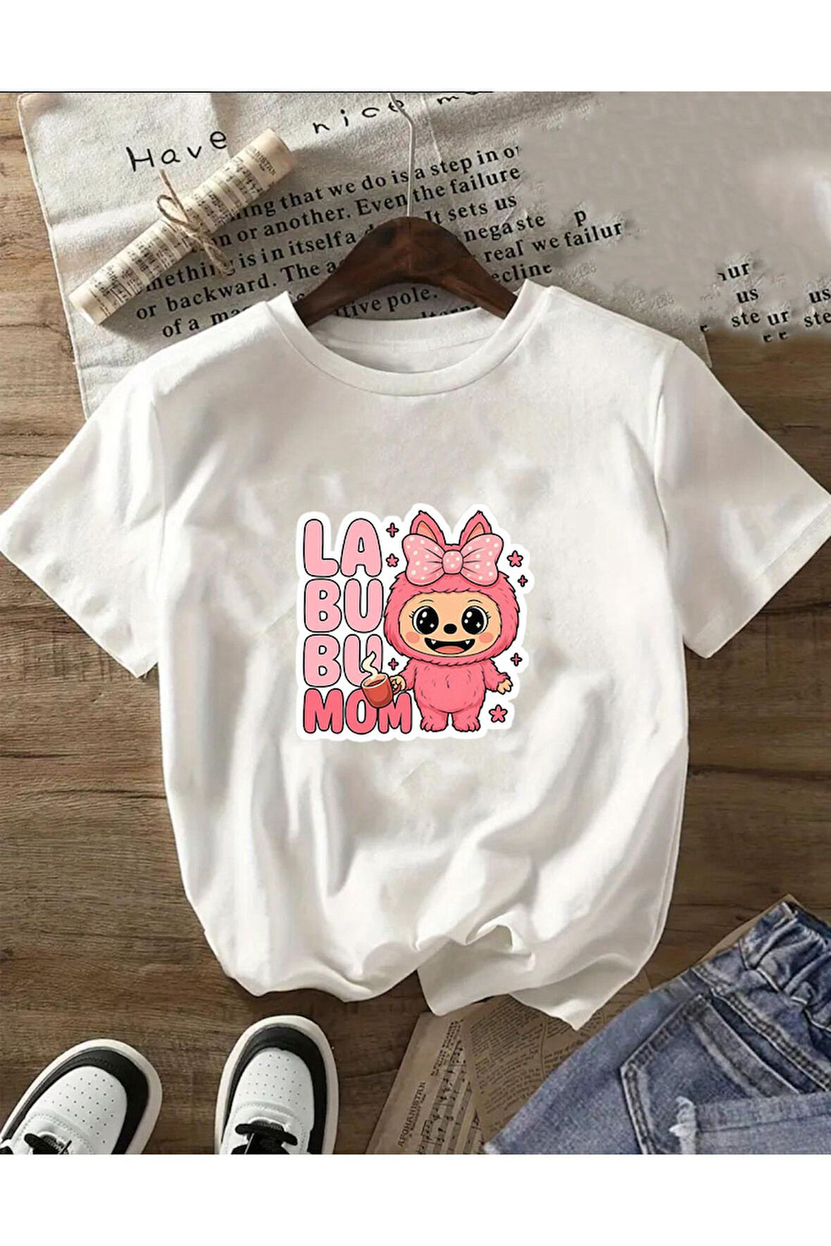 Baskılı Unisex Oversize Tişört