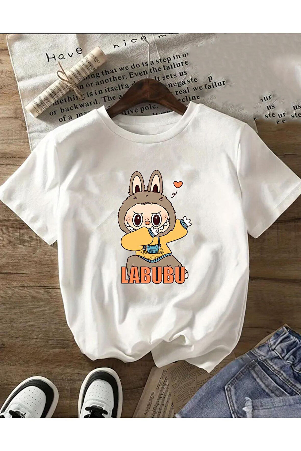 Baskılı Unisex Oversize Tişört