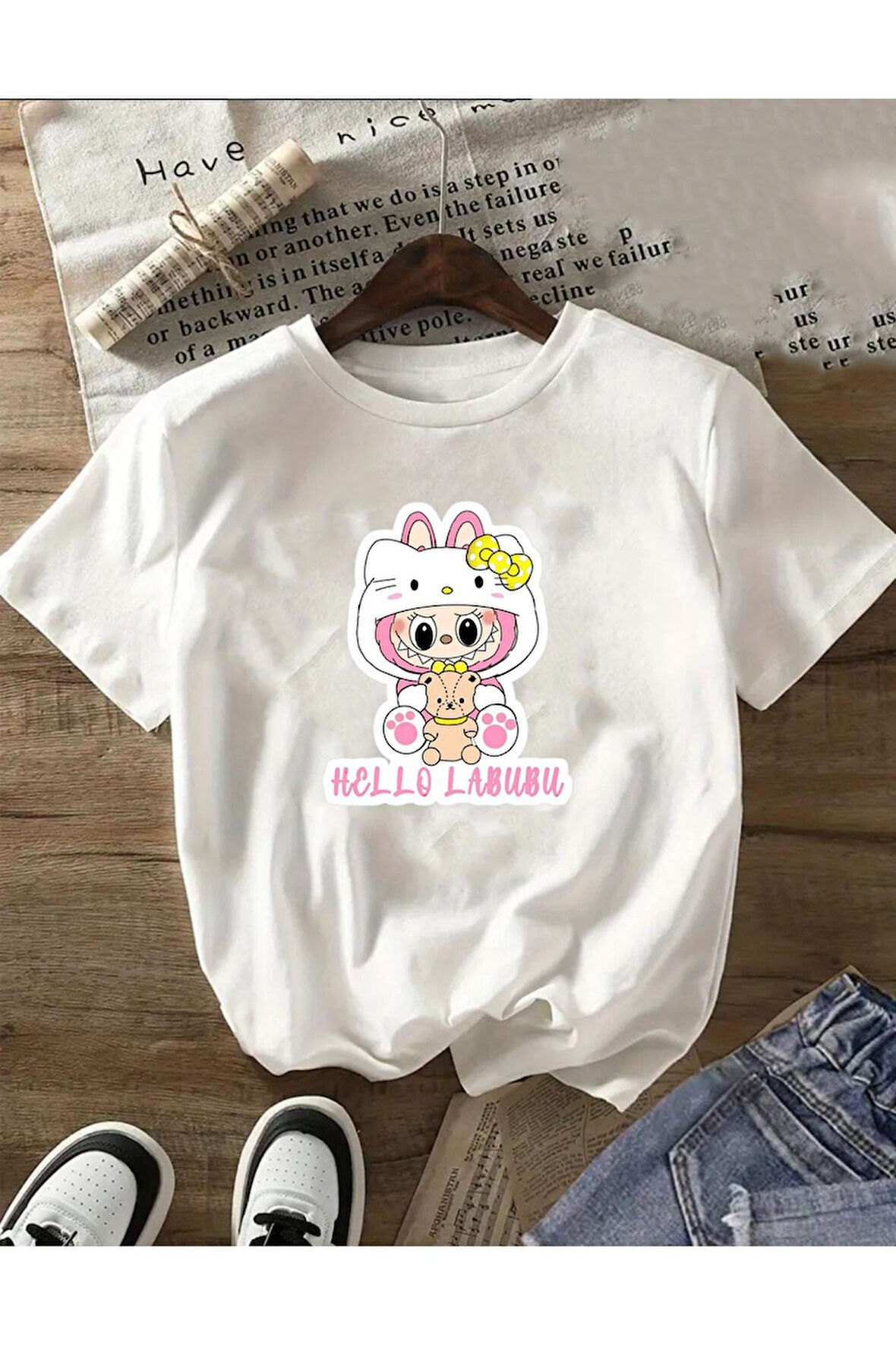 Baskılı Unisex Oversize Tişört