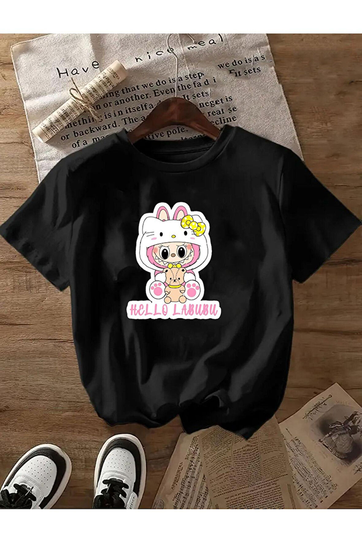Baskılı Unisex Oversize Tişört