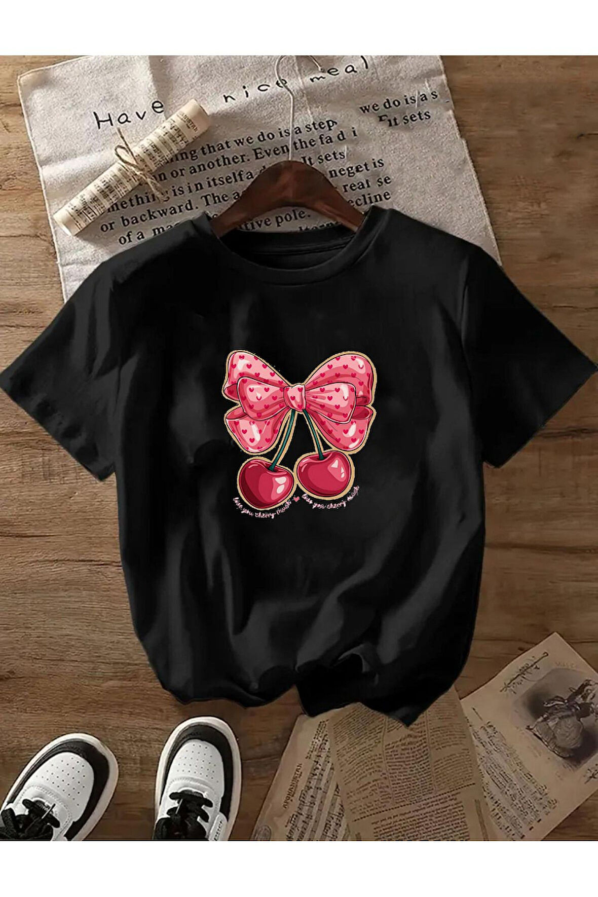 Baskılı Unisex Oversize Tişört