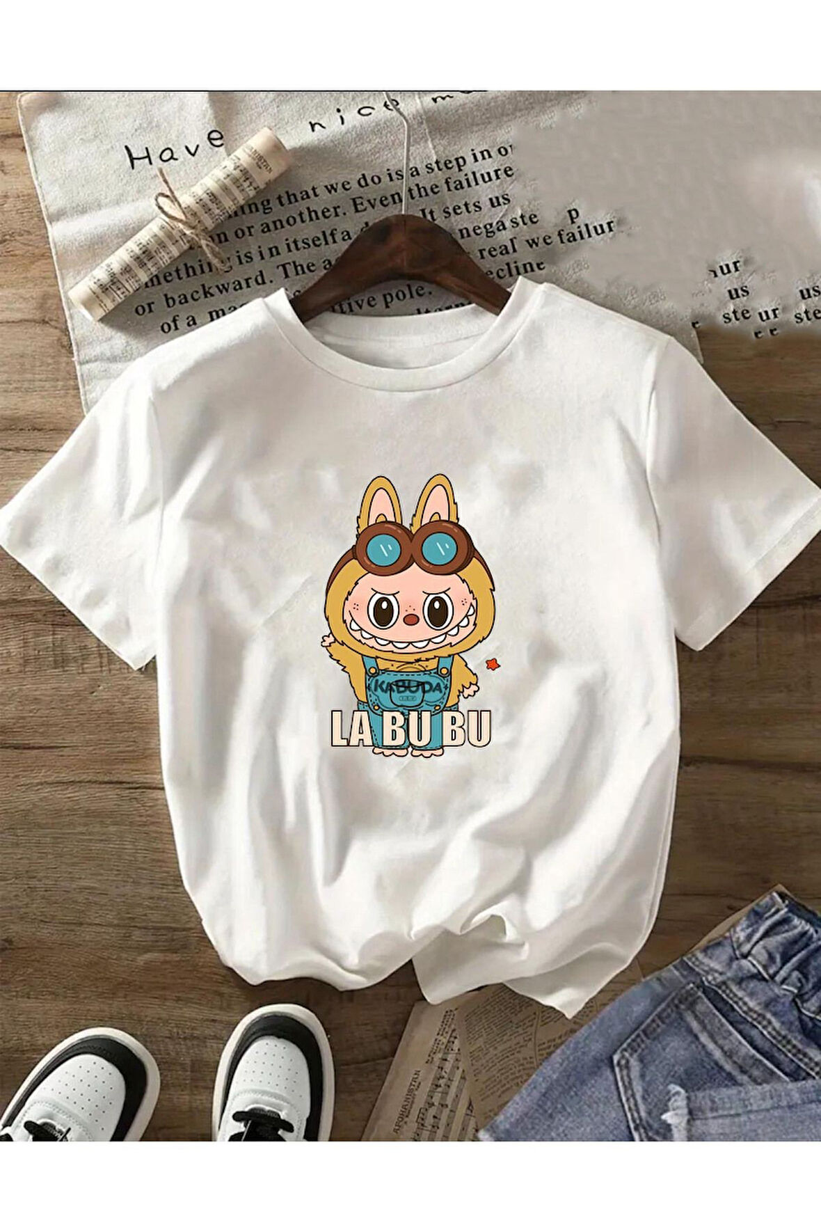 Baskılı Unisex Oversize Tişört