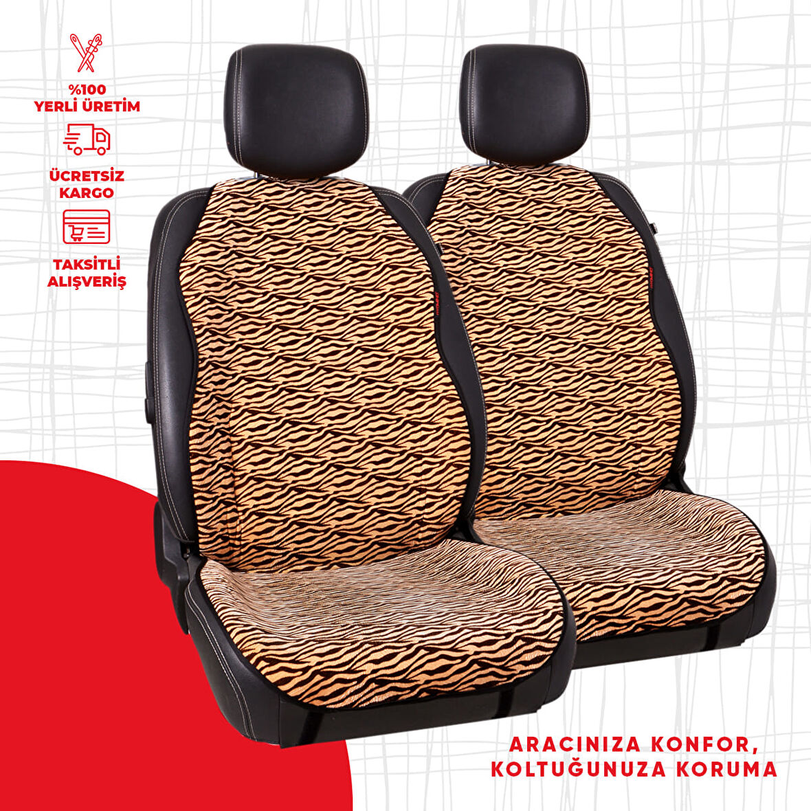 Leopar Tay Tüyü Minder