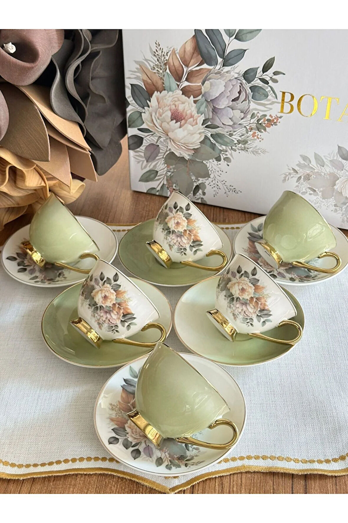 Botania 6'lı Kahve Seti