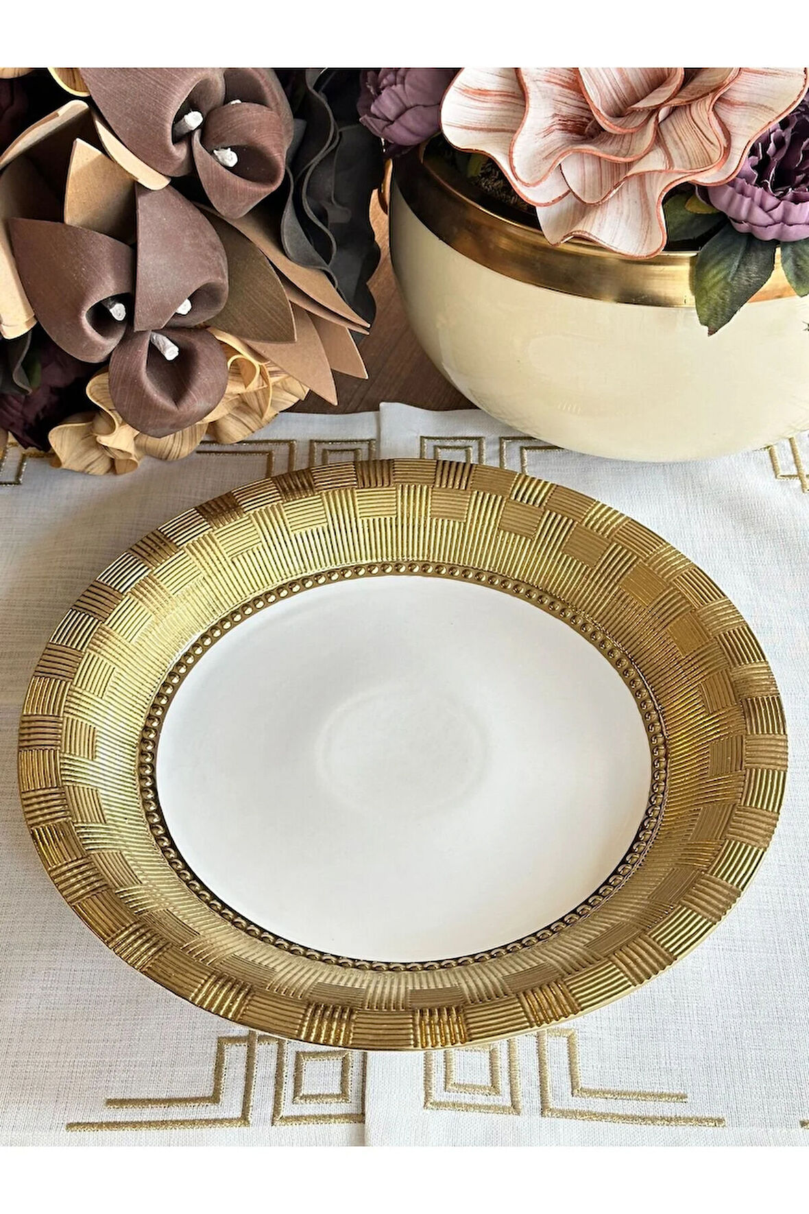 Stella Yuvarlak Servis Tabağı