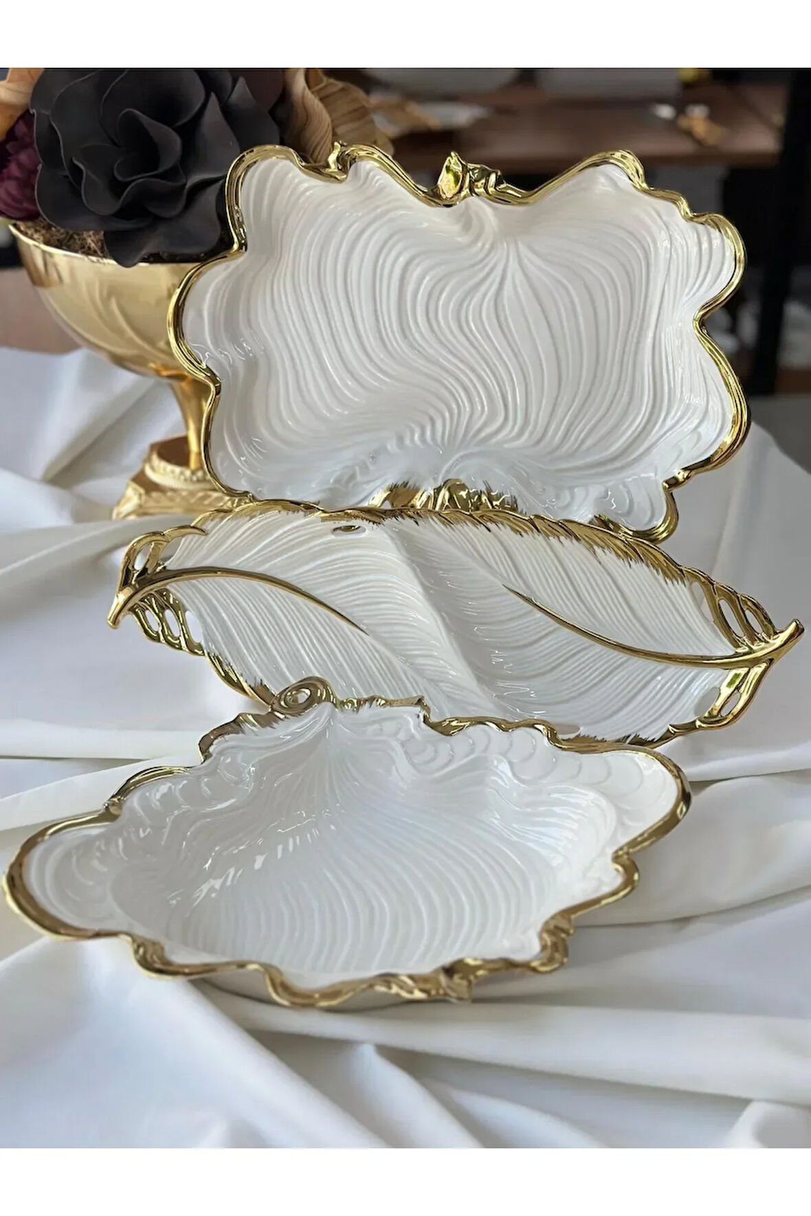 Albero Servis Sunum Seti 3 Parça