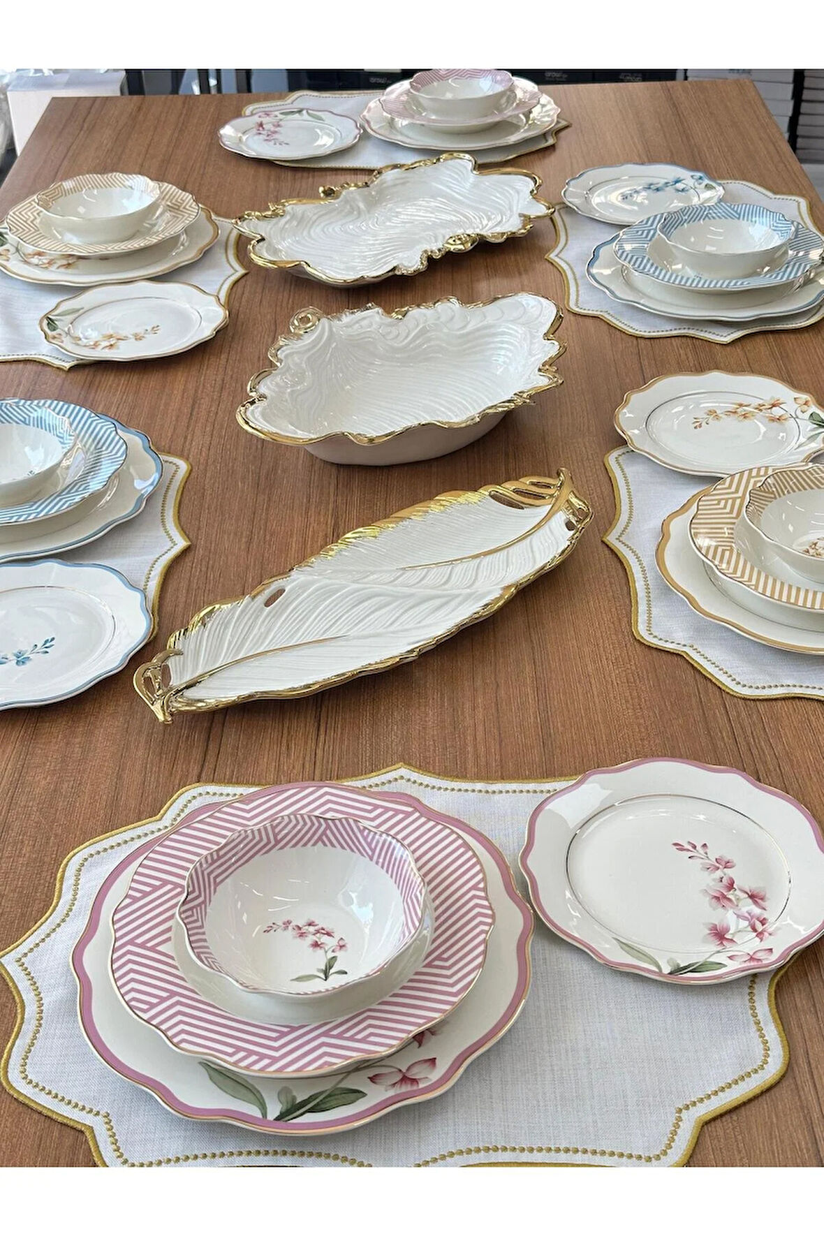 Yemek Takımı 33 Parça 6 Kişilik Colorful Garden