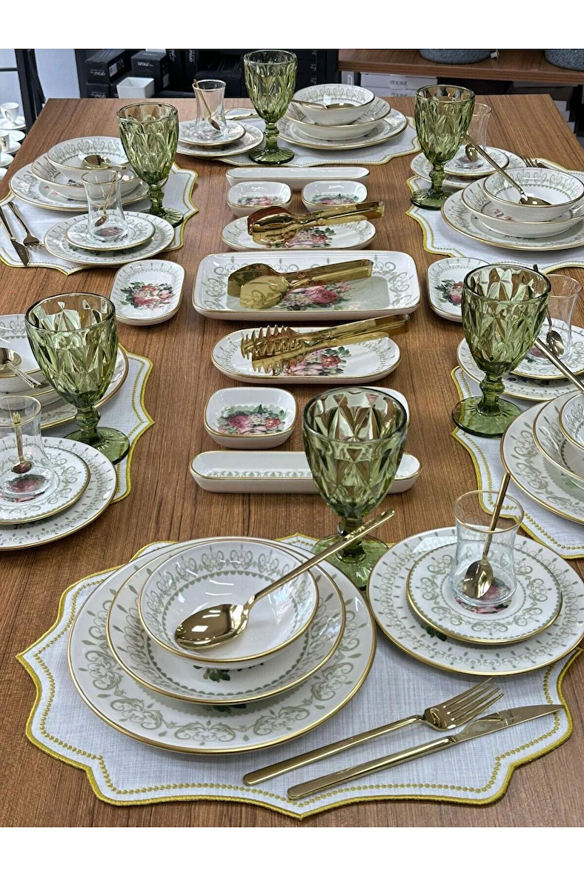 Yemek&Kahvaltı Seti 104 Parça 6 Kişilik Glorya