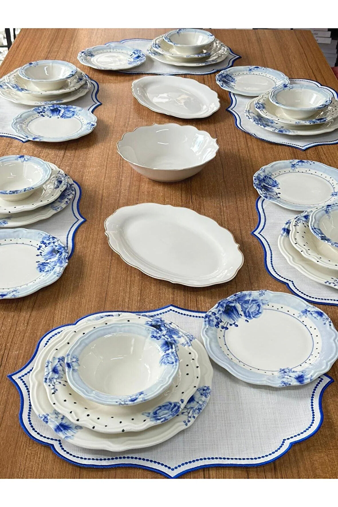 Yemek Takımı 33 Parça 6 Kişilik Bluemelia