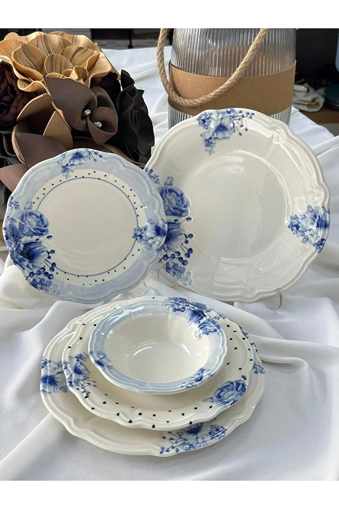 Kosova Yemek Takımı 24 Parça 6 Kişilik Bluemelia