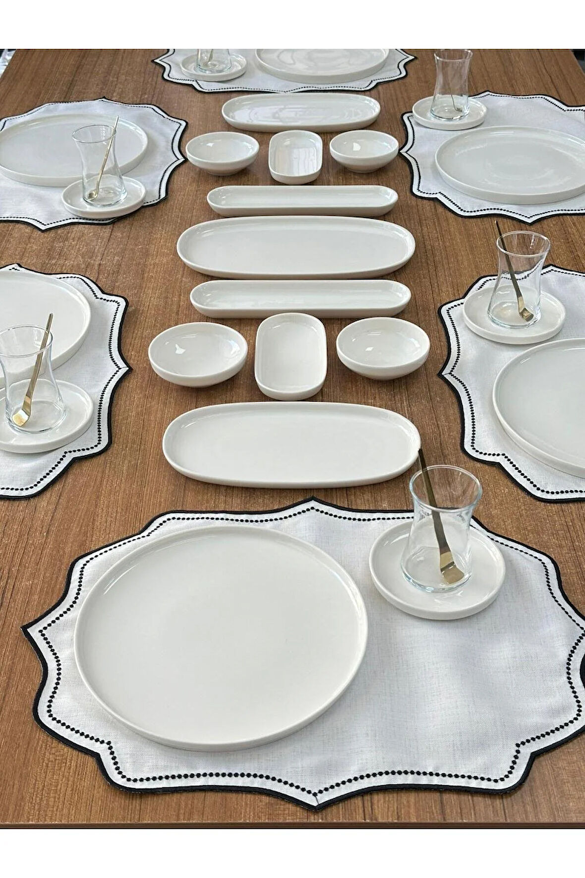 Kahvaltı Takımı 41 Parça 6 Kişilik Porselen