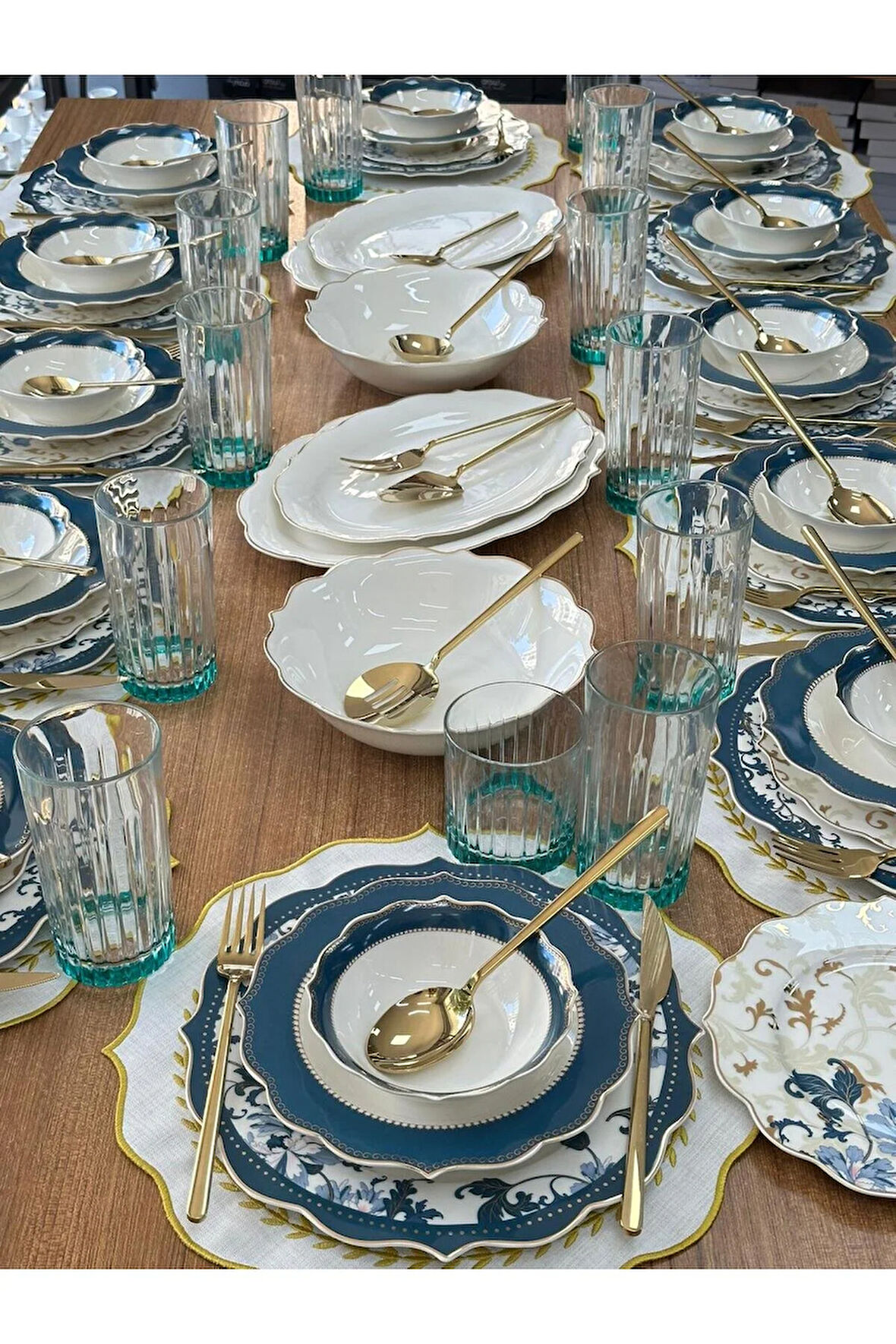 Yemek Takımı 179 Parça 12 Kişilik Azur