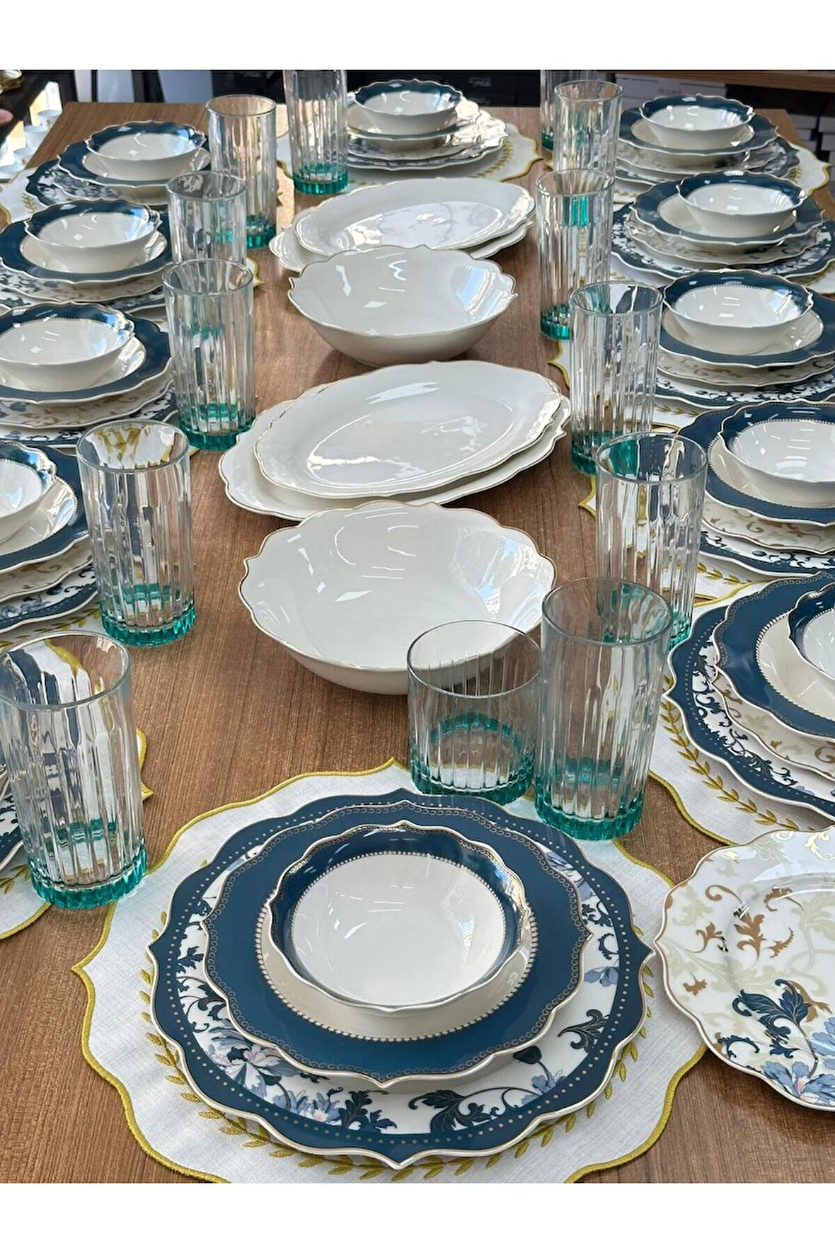 Yemek Takımı 90 Parça 12 Kişilik Azur