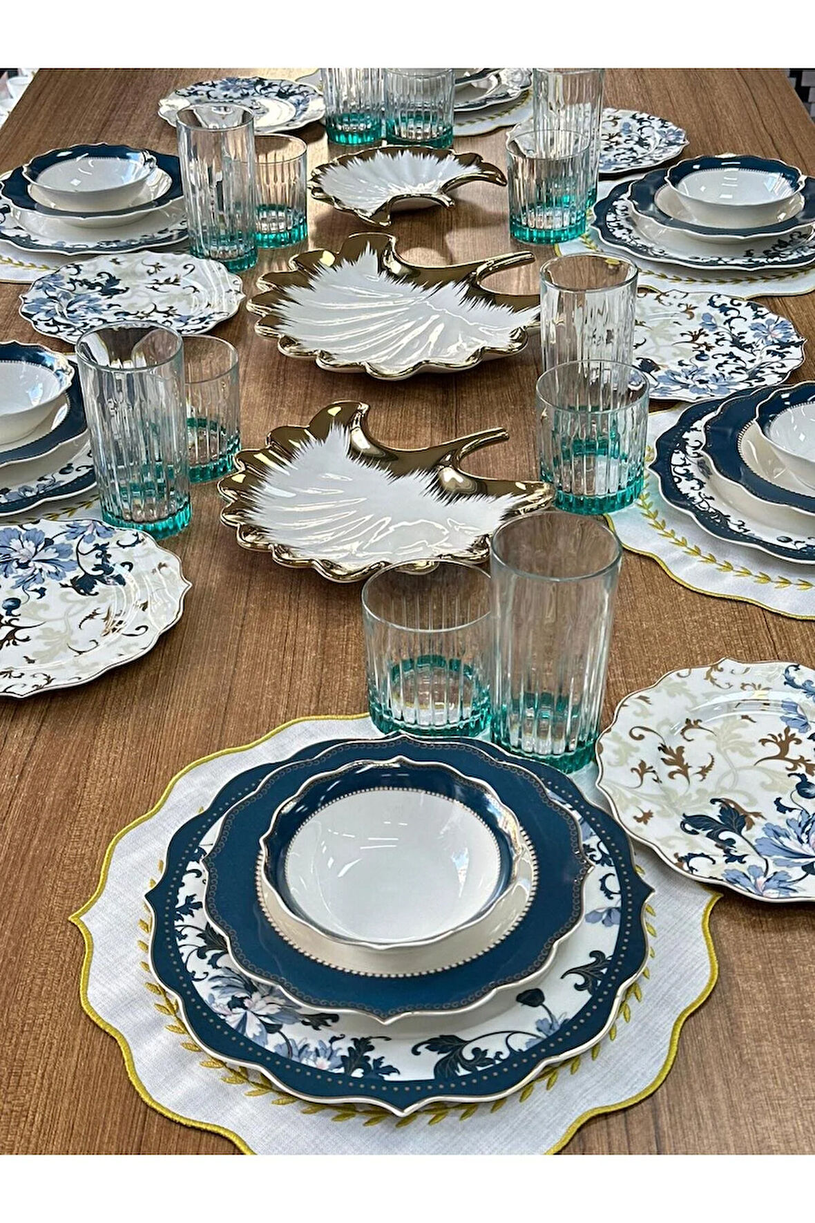 Yemek Takımı 45 Parça 6 Kişilik Azur Lüx