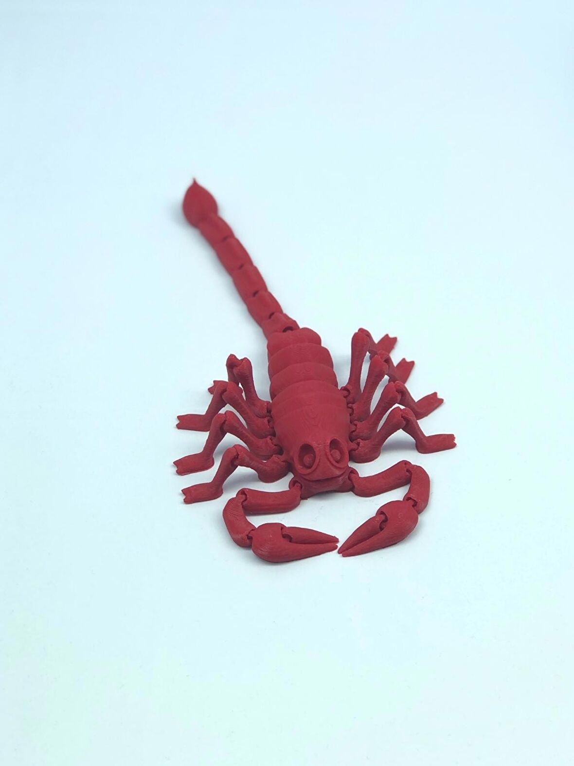 3D Hareketli Akrep Figürlü Oyuncak - Kırmızı