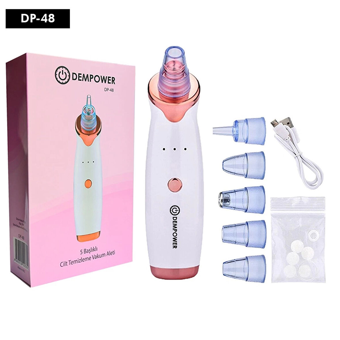 MDB Şarjlı Siyah Nokta Temizleme Cihazı 5 Başlıklı