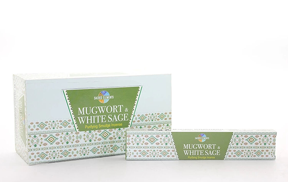 MDB Hem Sacred Elements Mugwort &amp; White Sage Masala Aromalı Çubuk Tütsü