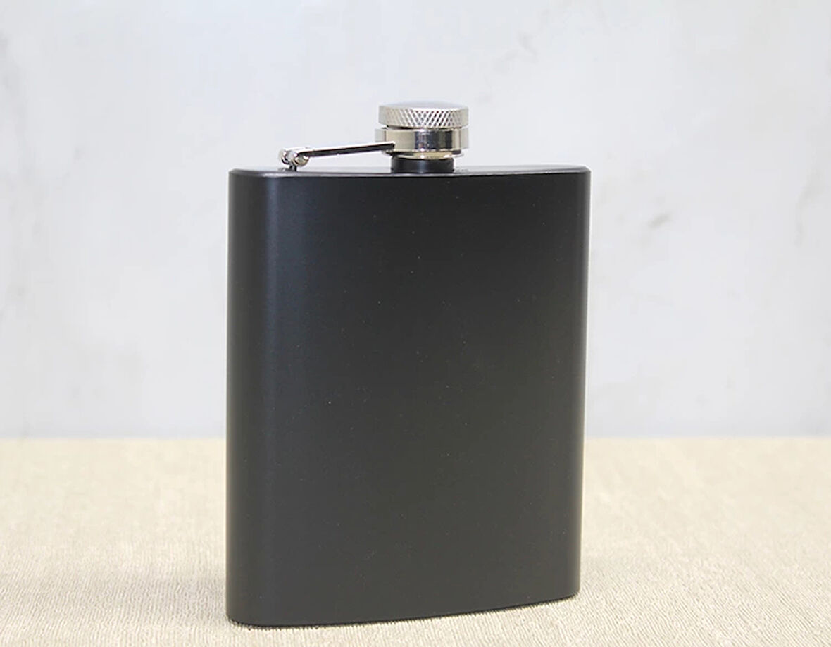 MDB Tekli Siyah 7 Oz Matara