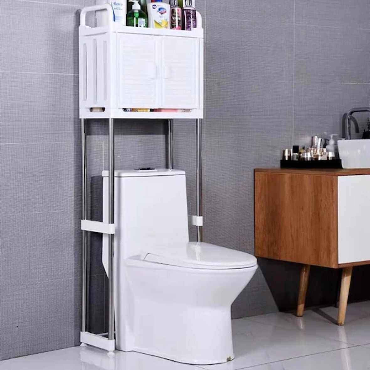 MDB Banyo Düzenleyici Raf Dolabı
