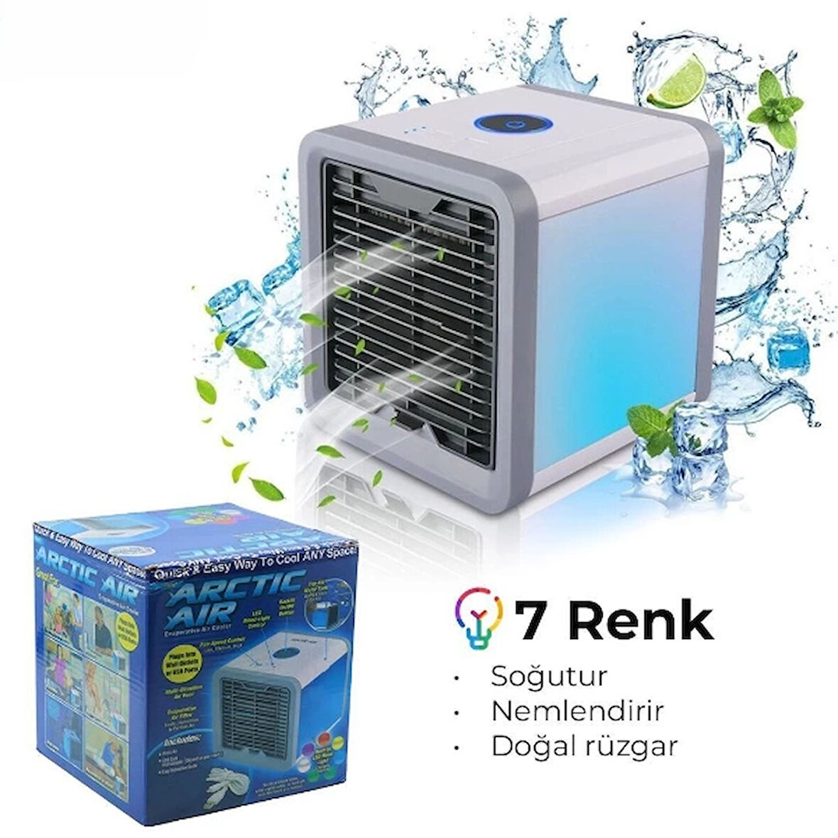 MDB Masaüstü Kare Su Hazneli Fan