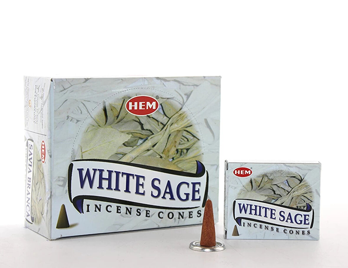 MDB White Sage Aromalı Konik Tütsü