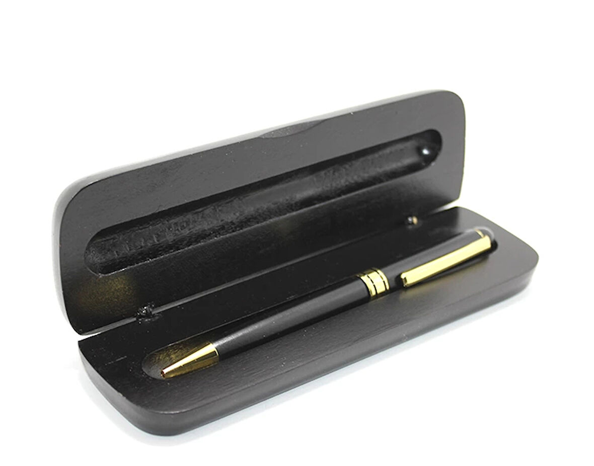 MDB Ahşap Kutulu Tükenmez Kalem Model 3