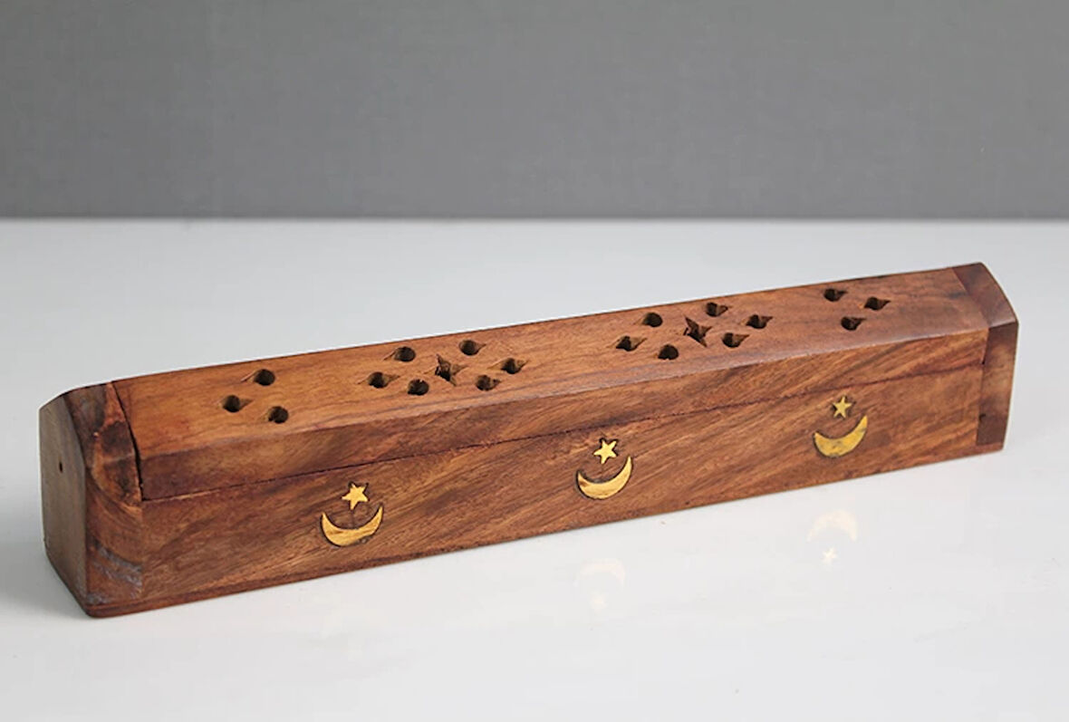 MDB Ahşap Maun Tabut Tütsülük Model 3