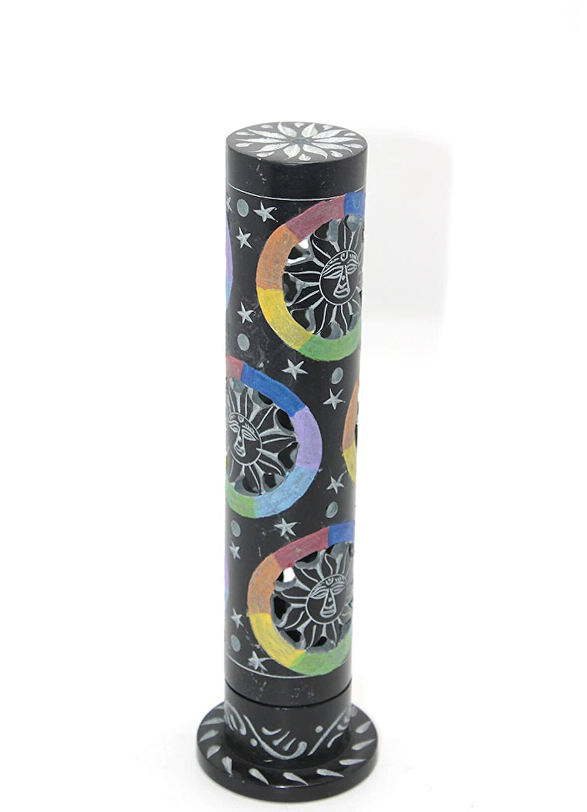 MDB Obsidian Taşı İşlemeli Kule Tütsülük Model 3