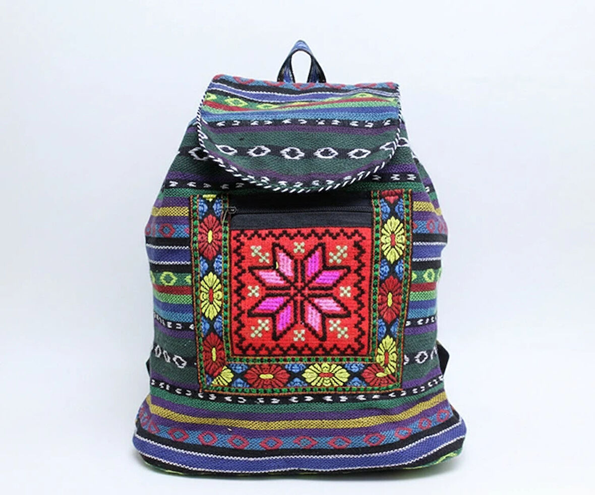 MDB Kilim Desenli Sırt Çantası