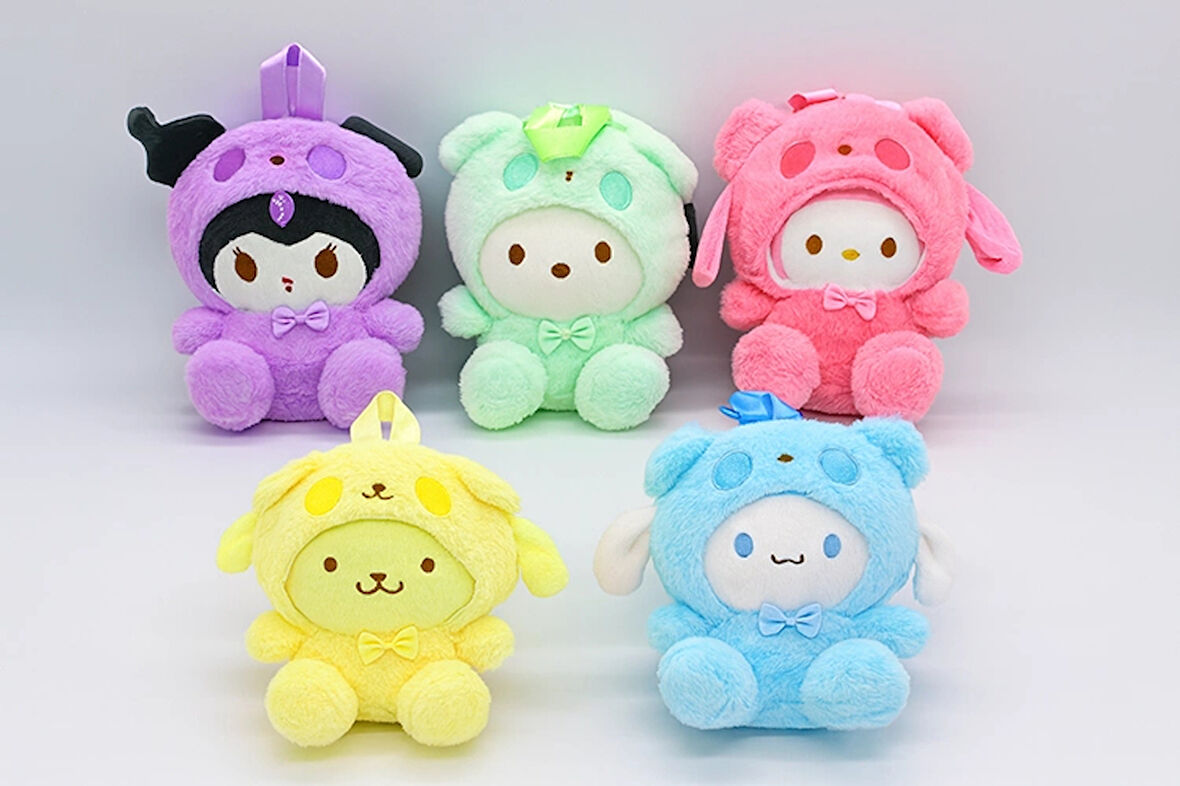 MDB Peluş Kawaii Kuromi My Melody ve Cinnamoroll Sırt Çantası