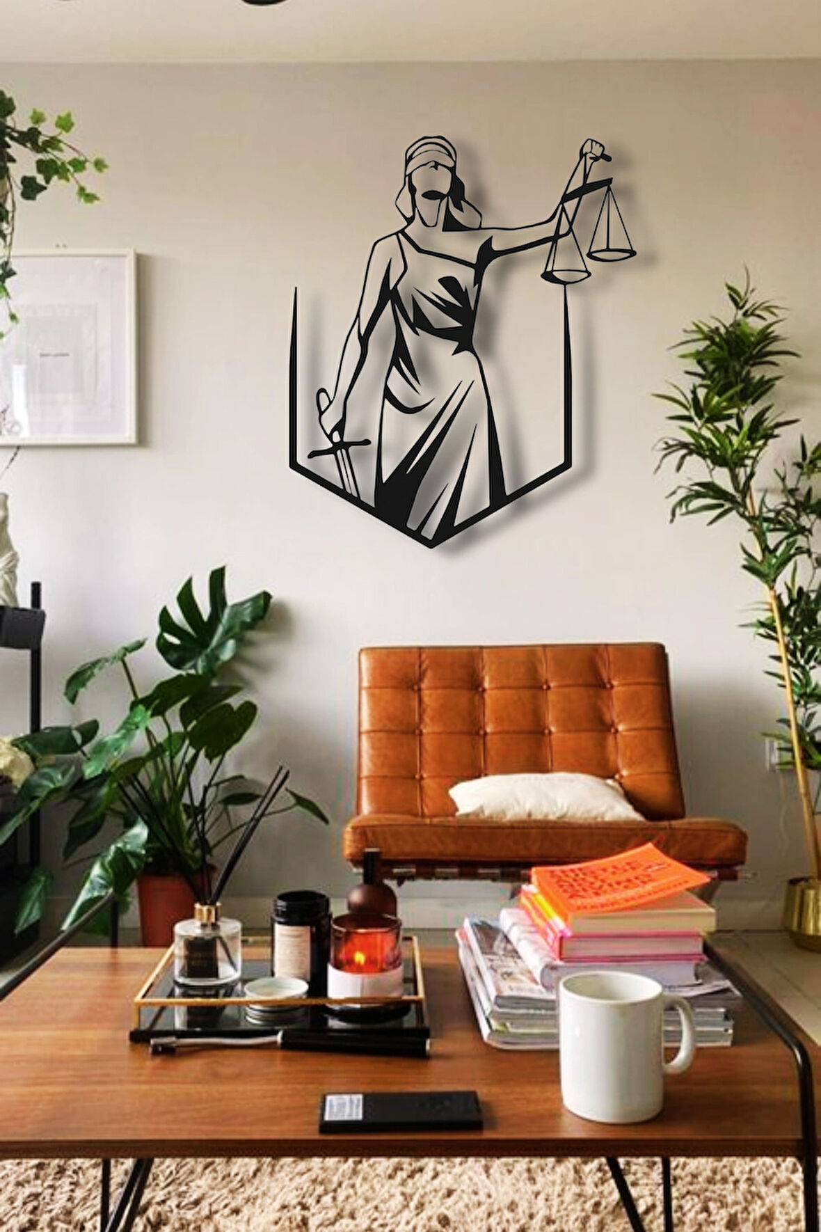 ADALET METAL DUVAR DEKORU