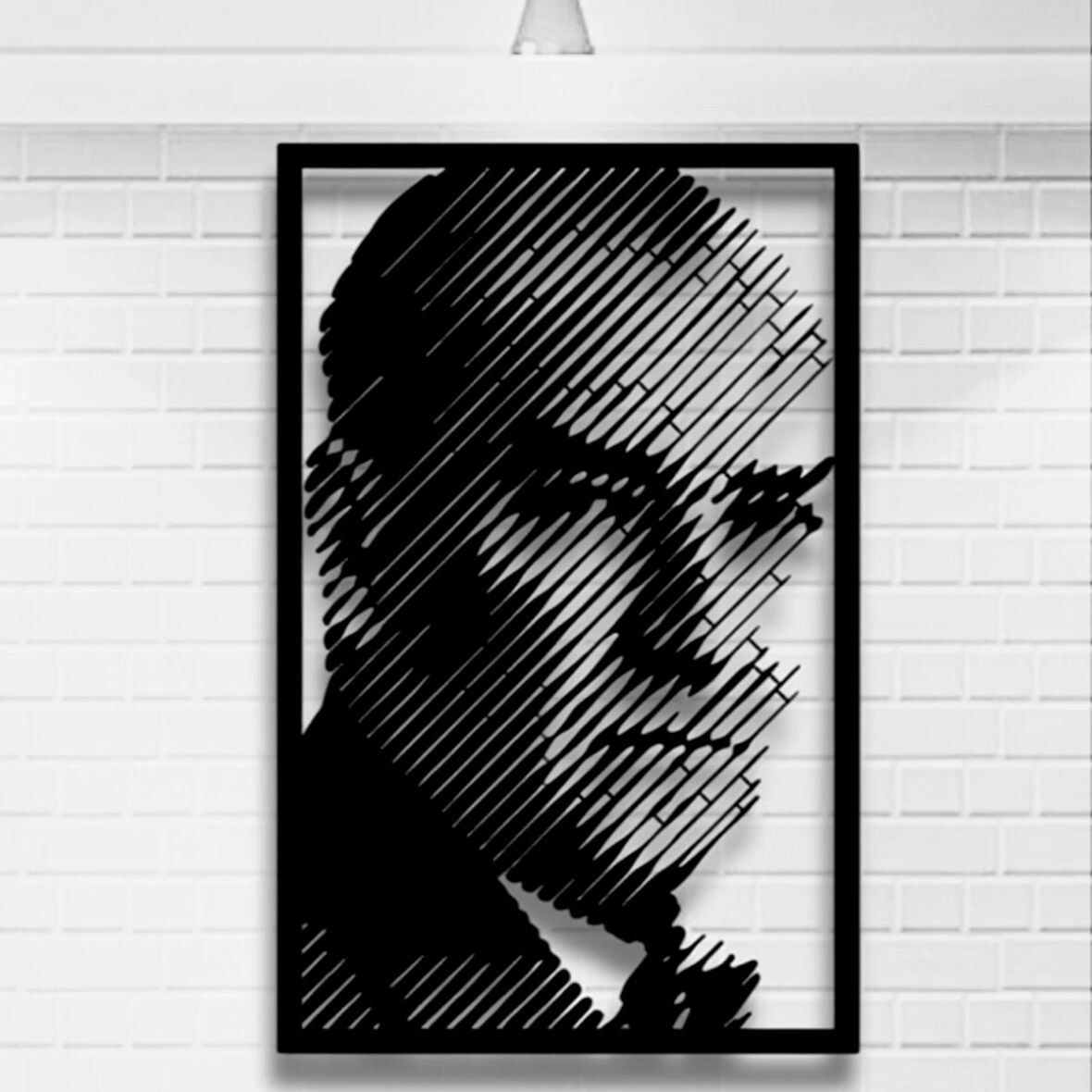 ATATÜRK PORTRE METAL DUVAR DEKORU 72 x 46