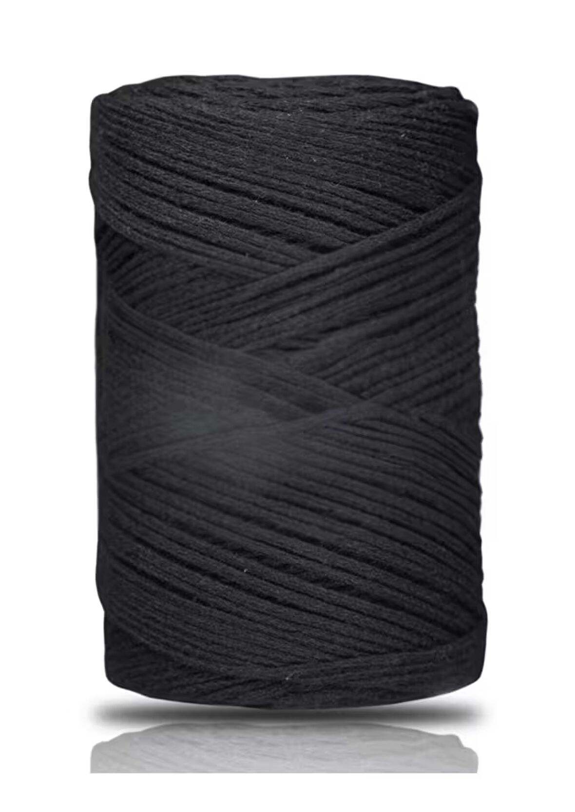 Pamuk Makrome 2 mm Siyah