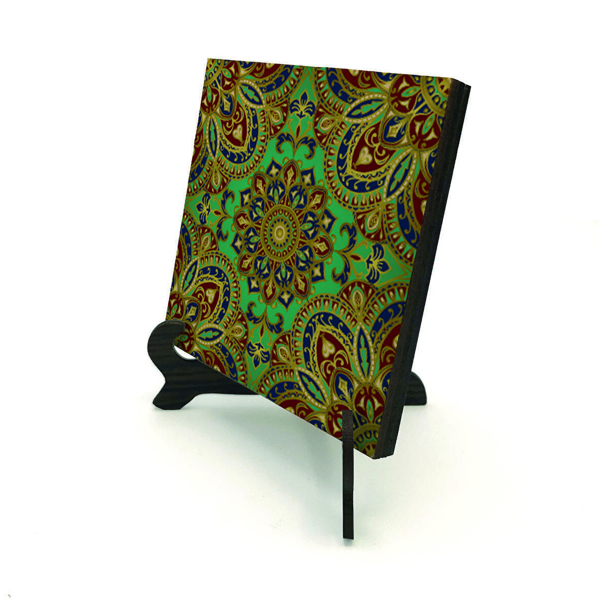 Mandala DesenBaskılı MDF Masaüstlük