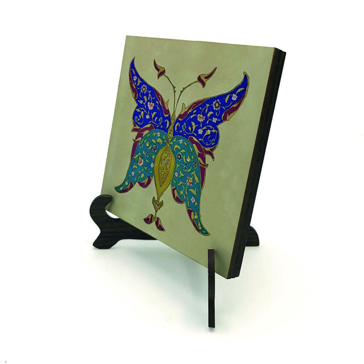 Kelebek DeseniBaskılı MDF Masaüstlük