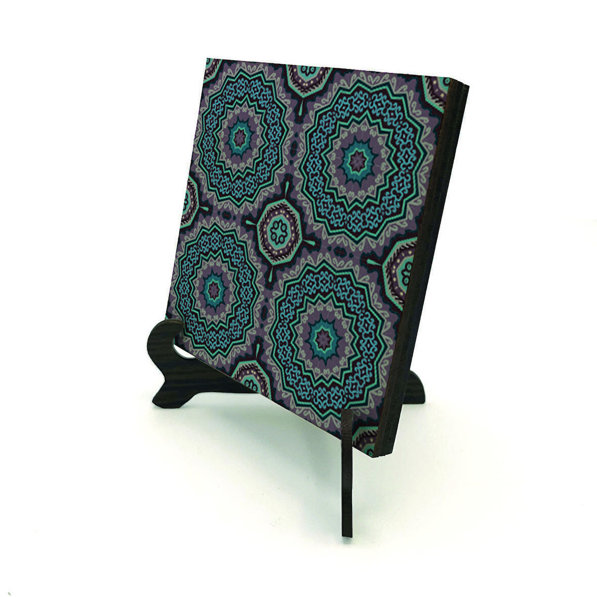 Mandala DesenBaskılı MDF Masaüstlük