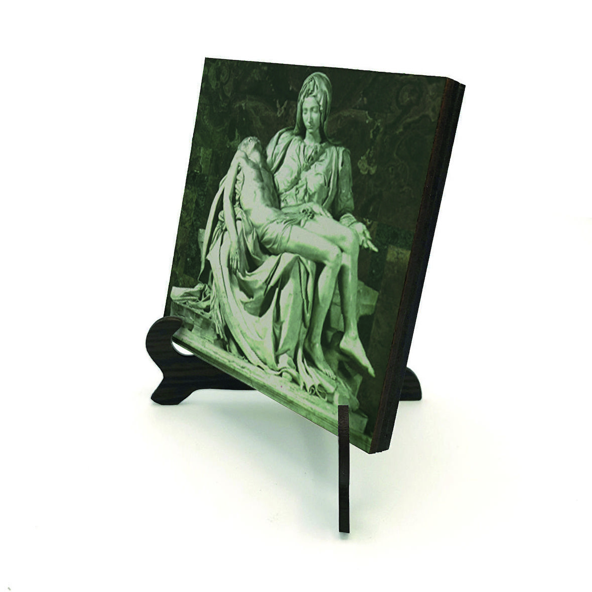  Pietà (Michelangelo, 1498)Baskılı MDF Masaüstlük